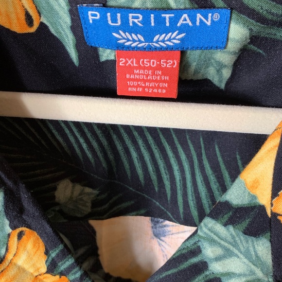 2XL Amazing  Puritan hawaiian tropical shirt - Picture 11 of 11